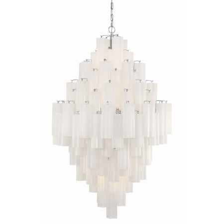 A large image of the Crystorama Lighting Group ADD-319-WH Polished Chrome