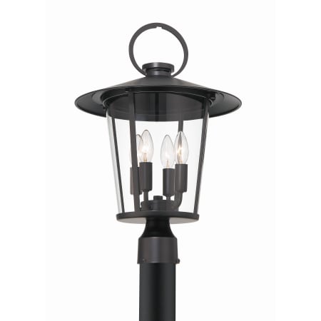 A large image of the Crystorama Lighting Group AND-9209-CL Matte Black