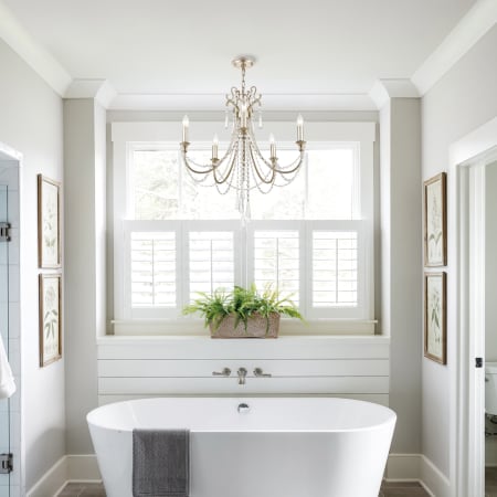 A large image of the Crystorama Lighting Group ARC-1905-CL-MWP Bathroom View