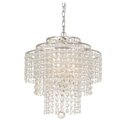 A large image of the Crystorama Lighting Group ARI-304-CL-MWP Antique Silver