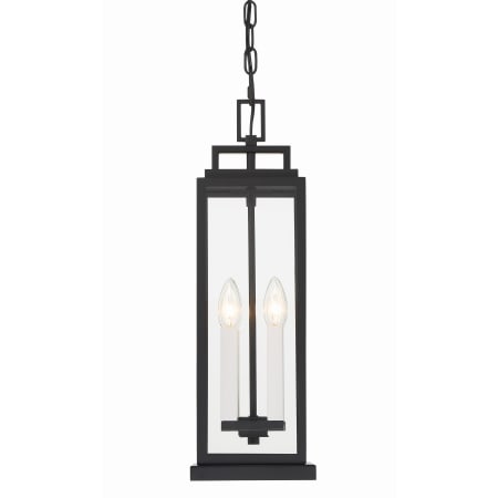 A large image of the Crystorama Lighting Group ASP-8915 Matte Black