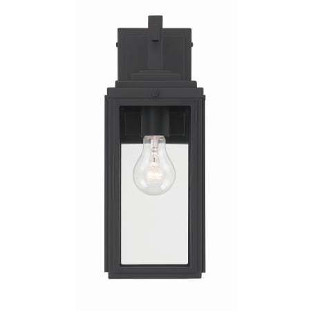 A large image of the Crystorama Lighting Group BYR-80101 Matte Black