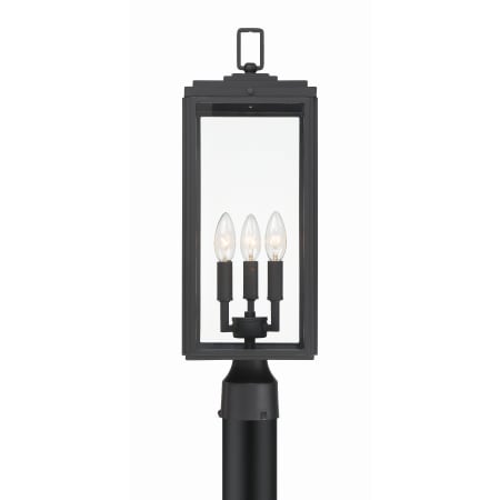 A large image of the Crystorama Lighting Group BYR-80109 Matte Black