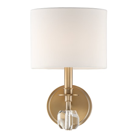 A large image of the Crystorama Lighting Group CHI-211 Aged Brass