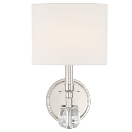 A large image of the Crystorama Lighting Group CHI-211 Polished Nickel