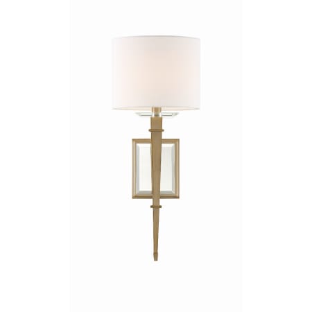 A large image of the Crystorama Lighting Group CLI-231 Aged Brass