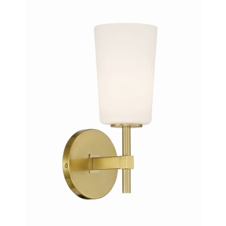 A large image of the Crystorama Lighting Group COL-101 Aged Brass
