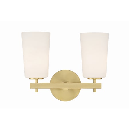 A large image of the Crystorama Lighting Group COL-102 Aged Brass