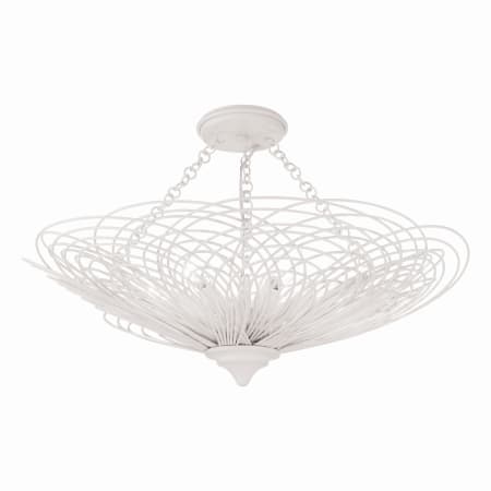 A large image of the Crystorama Lighting Group DOR-B7706_CEILING Matte White