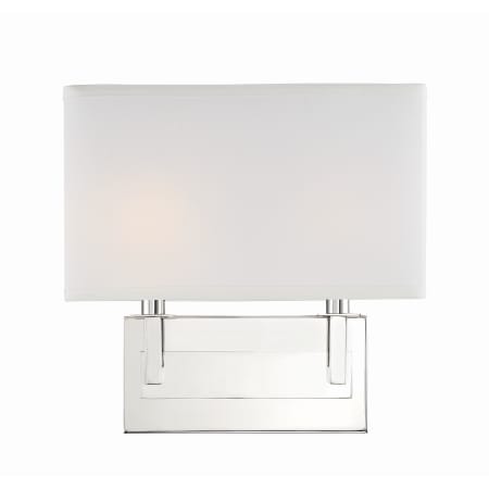 A large image of the Crystorama Lighting Group DUR-A3542 Polished Nickel