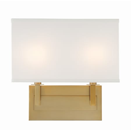 A large image of the Crystorama Lighting Group DUR-A3542 Vibrant Gold