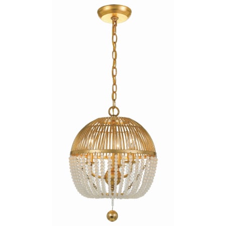 A large image of the Crystorama Lighting Group DUV-623 Antique Gold