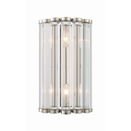 A large image of the Crystorama Lighting Group ELL-B3002 Polished Nickel