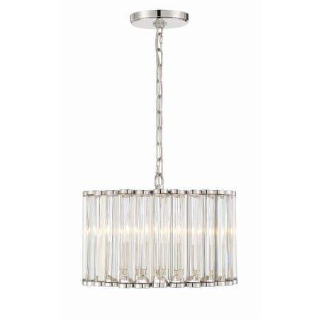 A large image of the Crystorama Lighting Group ELL-B3004 Polished Nickel