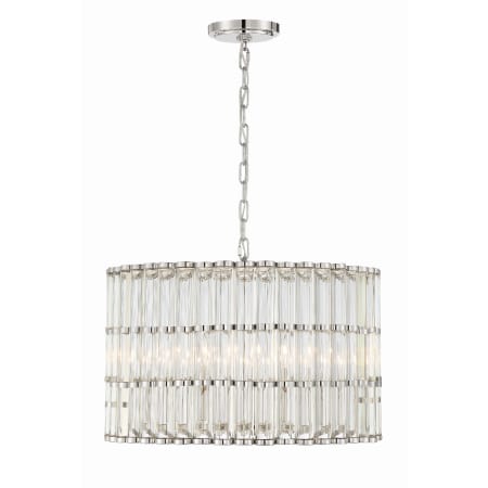 A large image of the Crystorama Lighting Group ELL-B3006 Polished Nickel