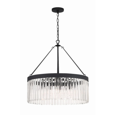 A large image of the Crystorama Lighting Group EMO-5406 Black Forged
