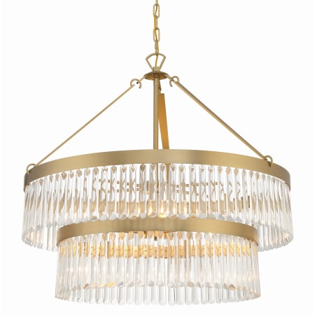 A large image of the Crystorama Lighting Group EMO-5408 Modern Gold