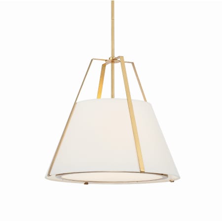 A large image of the Crystorama Lighting Group FUL-904 Antique Gold