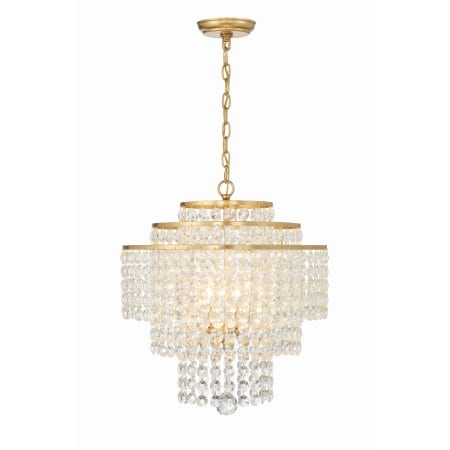 A large image of the Crystorama Lighting Group GAB-B7304 Antique Gold