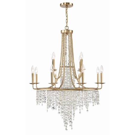 A large image of the Crystorama Lighting Group GAB-B7312 Antique Gold