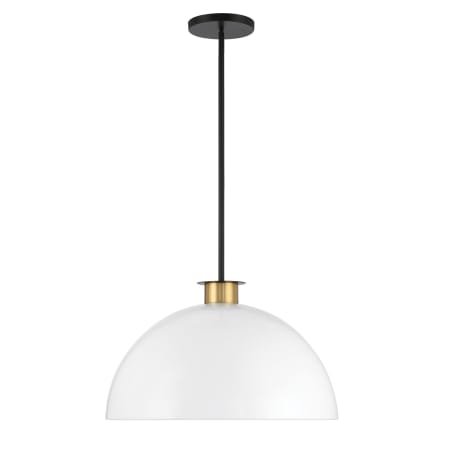 A large image of the Crystorama Lighting Group GIG-815 Black / Aged Brass