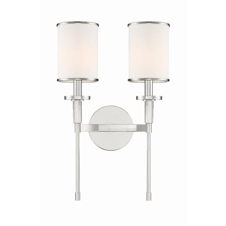 A large image of the Crystorama Lighting Group HAT-472 Polished Nickel