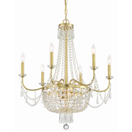 A large image of the Crystorama Lighting Group HWD-7709 Aged Brass