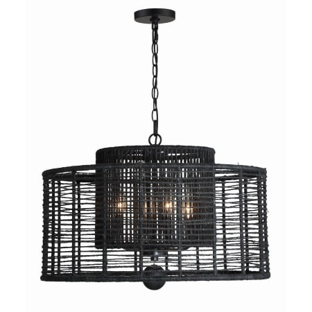 A large image of the Crystorama Lighting Group JAY-A5004 Matte Black