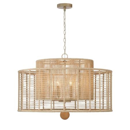 A large image of the Crystorama Lighting Group JAY-A5006 Burnished Silver