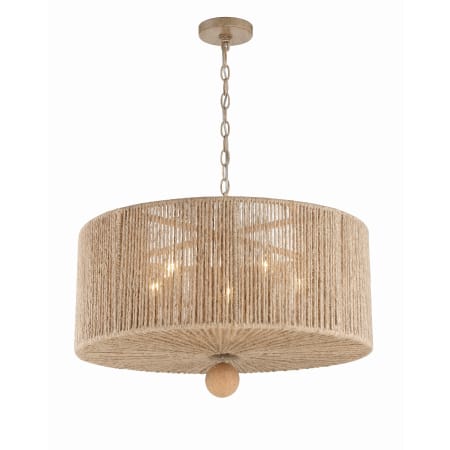 A large image of the Crystorama Lighting Group JES-B7105 Burnished Silver