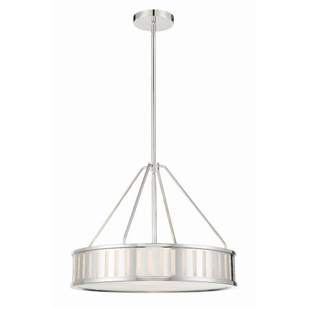 A large image of the Crystorama Lighting Group KEN-8304 Polished Nickel