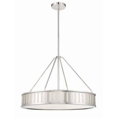 A large image of the Crystorama Lighting Group KEN-8306 Polished Nickel