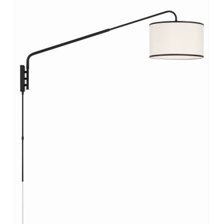 A large image of the Crystorama Lighting Group MAL-601 Matte Black