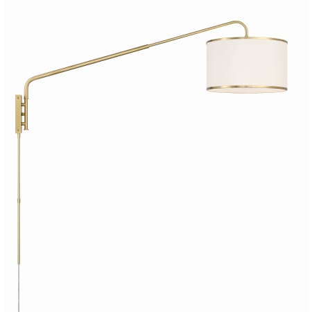A large image of the Crystorama Lighting Group MAL-601 Soft Brass