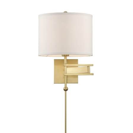 A large image of the Crystorama Lighting Group MAR-A8031 Aged Brass