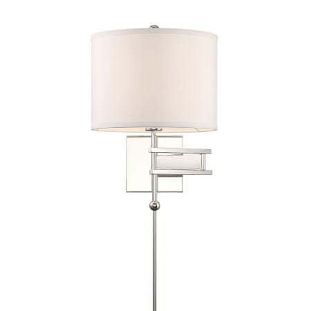 A large image of the Crystorama Lighting Group MAR-A8031 Polished Nickel