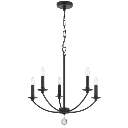 A large image of the Crystorama Lighting Group MIL-8005 Black