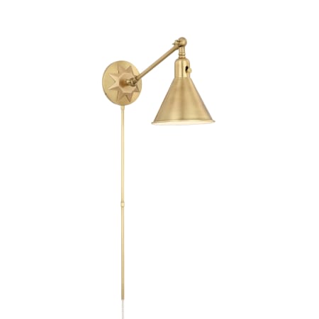 A large image of the Crystorama Lighting Group MOR-8800 Aged Brass