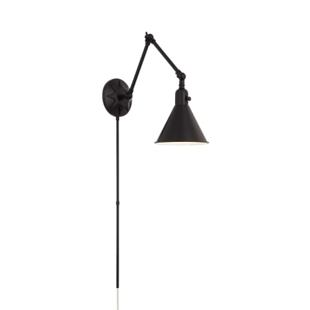 A large image of the Crystorama Lighting Group MOR-8801 Matte Black