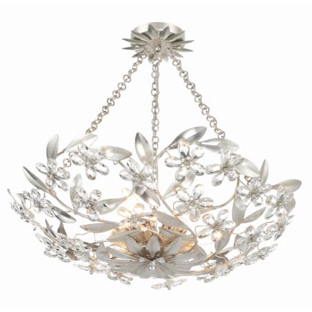 A large image of the Crystorama Lighting Group MSL-306_CEILING Antique Silver