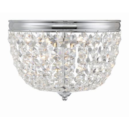 A large image of the Crystorama Lighting Group NOL-312-CL-MWP Polished Chrome