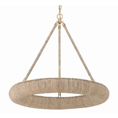 A large image of the Crystorama Lighting Group OAK-7536 Soft Gold