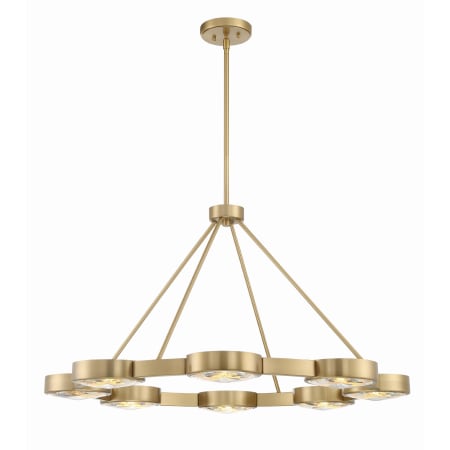 A large image of the Crystorama Lighting Group ORS-738 Modern Gold