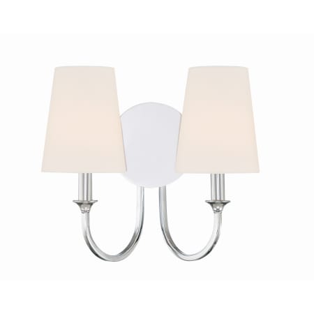 A large image of the Crystorama Lighting Group PAY-922 Polished Chrome