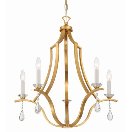 A large image of the Crystorama Lighting Group PER-10405 Antique Gold