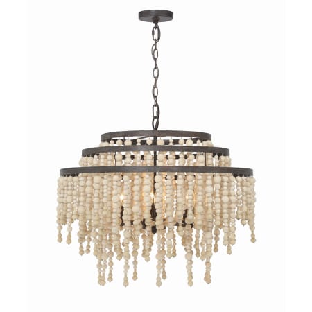 A large image of the Crystorama Lighting Group POP-A5076 Forged Bronze