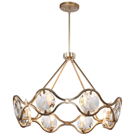 A large image of the Crystorama Lighting Group QUI-7628 Distressed Twilight