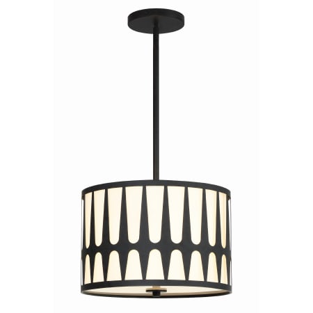 A large image of the Crystorama Lighting Group ROY-803 Black