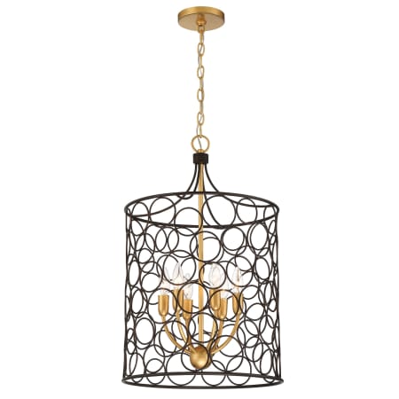 A large image of the Crystorama Lighting Group STM-B5106 Bronze / Antique Gold