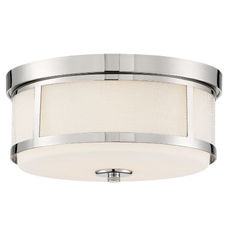 A large image of the Crystorama Lighting Group TRV-A3802 Polished Nickel